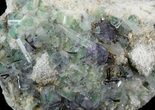 Fluorite, Aquamarine, Schorl, Muscovite & Feldspar - Namibia #31887-1